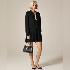 J Crew NWT New Amelia shirt-dress in crepe de chine